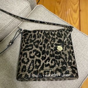 Brahmin leopard purse